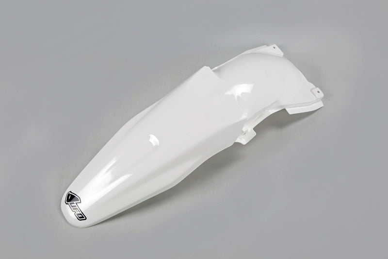 UFO PLASTIC REAR FENDER, WHT/WHT