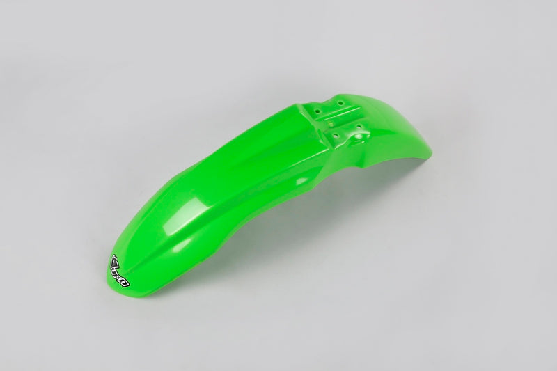 UFO PLASTIC FRONT FENDER, GRN/GRN