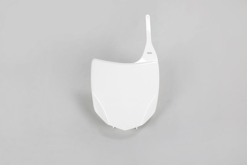 UFO PLASTIC FRONT PLATE, WHT/WHT