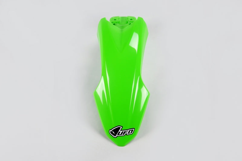 UFO PLASTIC FRONT FENDER, GRN/GRN