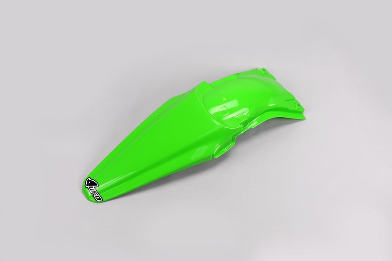UFO PLASTIC REAR FENDER, GRN/GRN