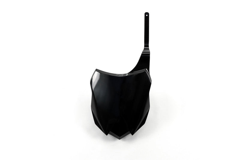 UFO PLASTIC FRONT PLATE, BLK/BLK