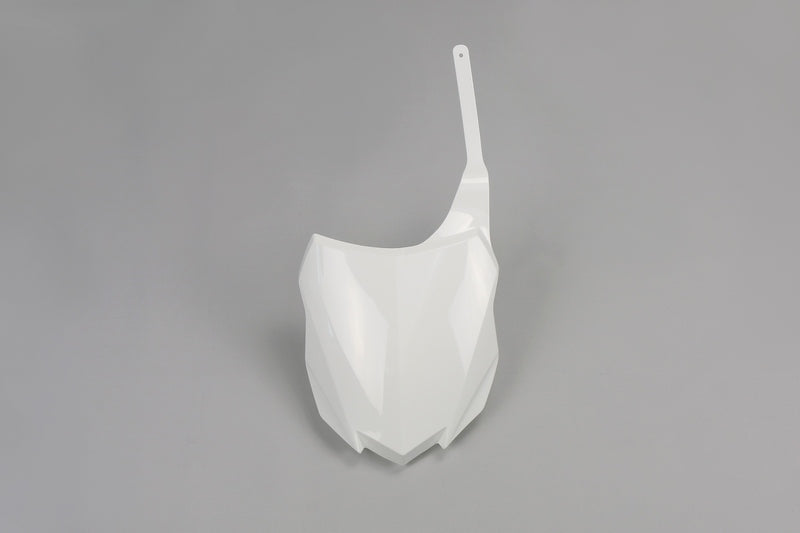 UFO PLASTIC FRONT PLATE, WHT/WHT