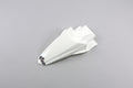 UFO PLASTIC REAR FENDER, WHT/WHT