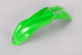 UFO PLASTIC FRONT FENDER, GRN/GRN