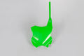 UFO PLASTIC FRONT PLATE, GRN/GRN