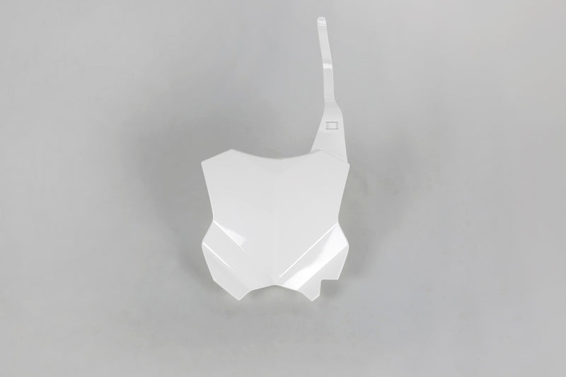 UFO PLASTIC FRONT PLATE, WHT/WHT