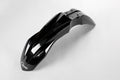 UFO PLASTIC FRONT FENDER, BLK/BLK