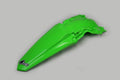 UFO PLASTIC REAR FENDER, GRN/GRN