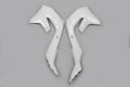 UFO PLASTIC RAD SCOOPS, WHT/WHT