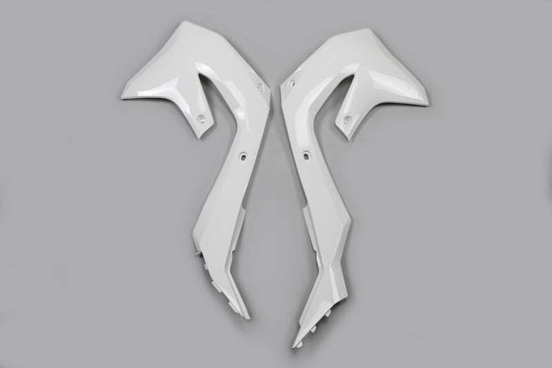 UFO PLASTIC RAD SCOOPS, WHT/WHT