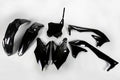 UFO PLASTIC KIT, BLK/BLK
