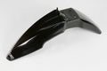 UFO PLASTIC FRONT FENDER, BLK/BLK