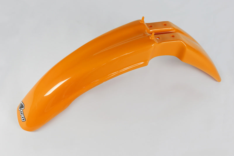 UFO PLASTIC FRONT FENDER, ORG/CLR
