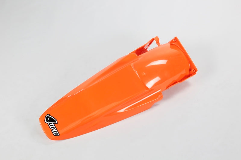 UFO PLASTIC REAR FENDER, ORG/ORG