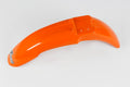 UFO PLASTIC FRONT FENDER, ORG/ORG