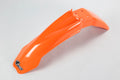 UFO PLASTIC FRONT FENDER, ORG/ORG