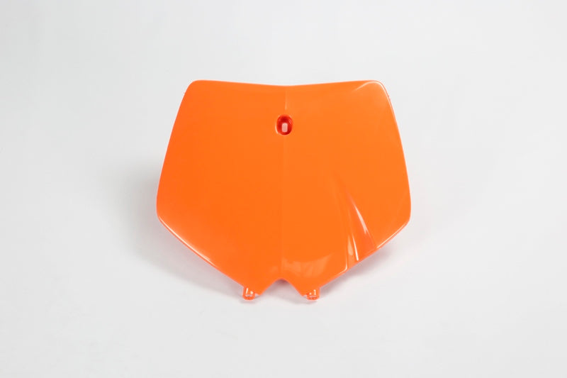UFO PLASTIC FRONT PLATE, ORG/ORG