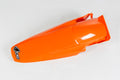 UFO PLASTIC REAR FENDER, ORG/ORG