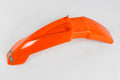 UFO PLASTIC FRONT FENDER, ORG/ORG