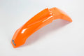 UFO PLASTIC FRONT FENDER, ORG/ORG