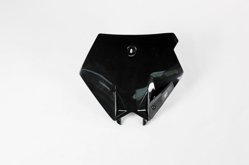UFO PLASTIC FRONT PLATE, BLK/BLK