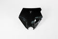 UFO PLASTIC FRONT PLATE, BLK/BLK