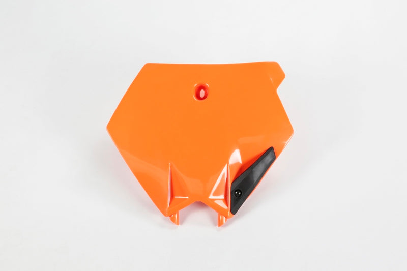UFO PLASTIC FRONT PLATE, ORG/ORG