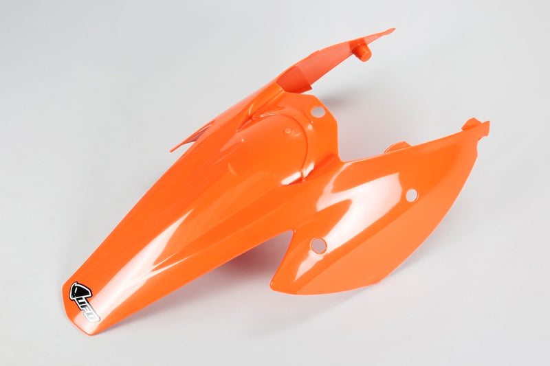 UFO PLASTIC REAR FENDER, ORG/ORG