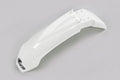 UFO PLASTIC FRONT FENDER, WHT/WHT