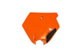 UFO PLASTIC FRONT PLATE, ORG/ORG