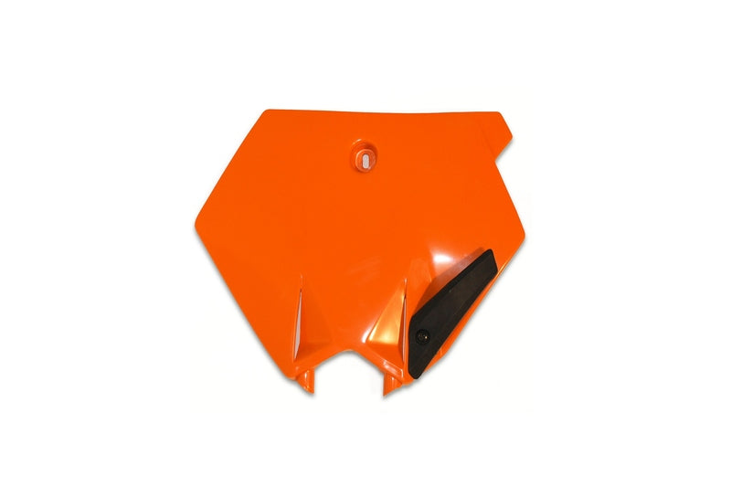 UFO PLASTIC FRONT PLATE, ORG/ORG