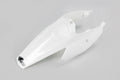 UFO PLASTIC REAR FENDER, WHT/WHT