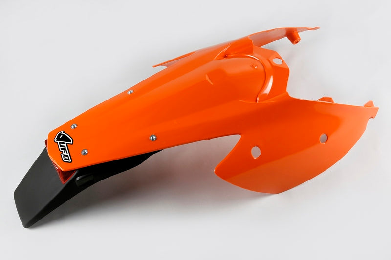 UFO PLASTIC REAR FENDER, ORG/ORG