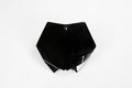 UFO PLASTIC FRONT PLATE, BLK/BLK