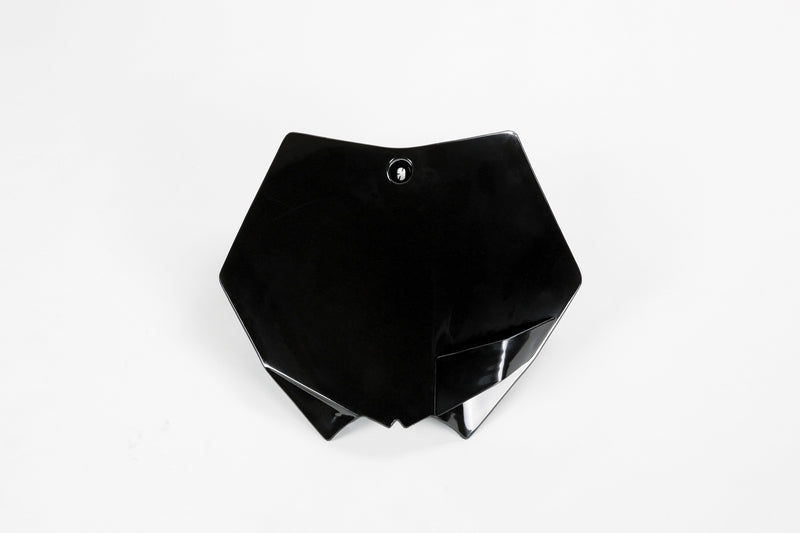 UFO PLASTIC FRONT PLATE, BLK/BLK