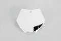UFO PLASTIC FRONT PLATE, WHT/WHT