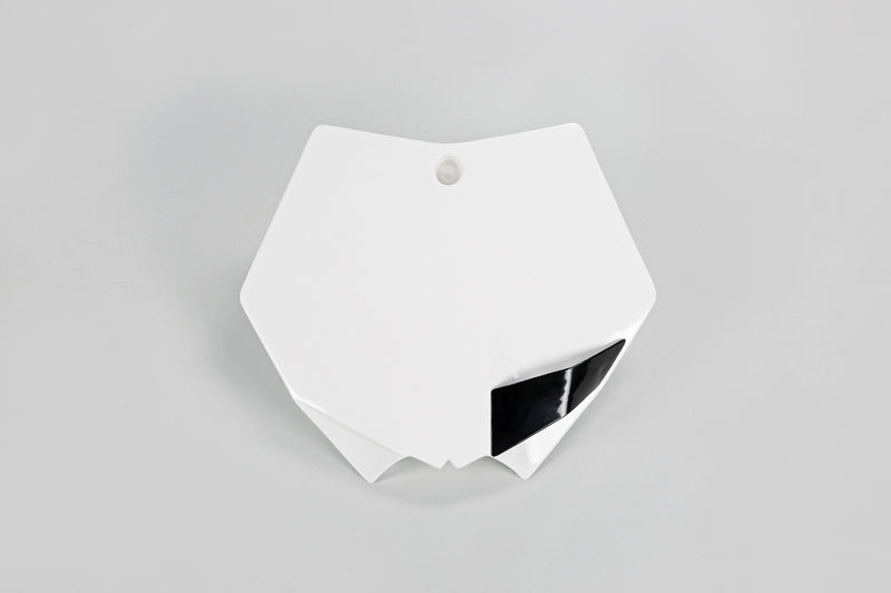 UFO PLASTIC FRONT PLATE, WHT/WHT