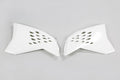 UFO PLASTIC RAD SCOOPS, WHT/WHT