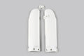 UFO PLASTIC FORK GUARD, WHT/WHT