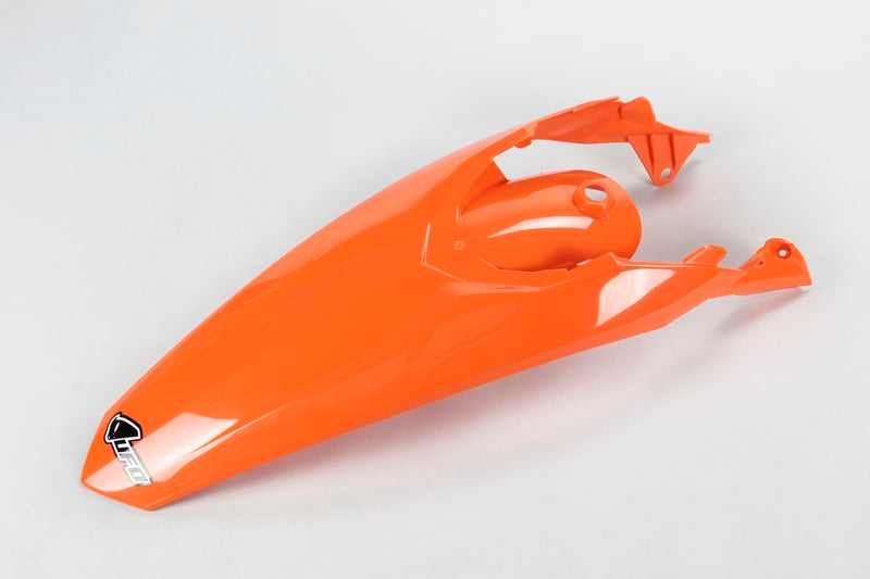 UFO PLASTIC REAR FENDER, ORG/ORG