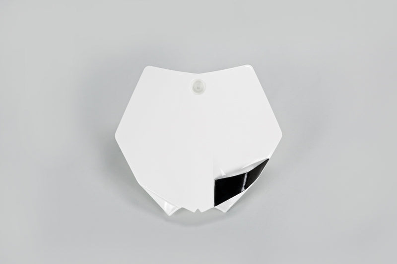 UFO PLASTIC FRONT PLATE, WHT/WHT