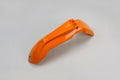 UFO PLASTIC FRONT FENDER, ORG/ORG