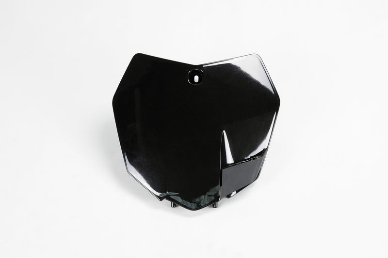 UFO PLASTIC FRONT PLATE, BLK/BLK
