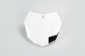 UFO PLASTIC FRONT PLATE, WHT/WHT