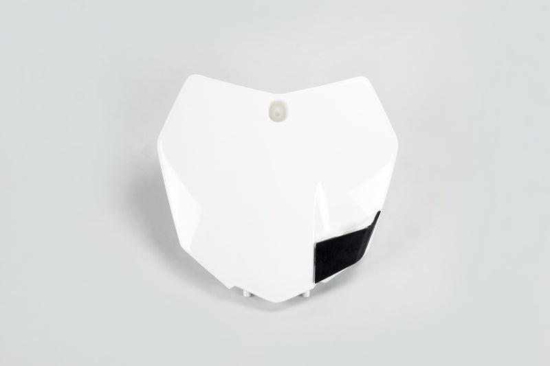 UFO PLASTIC FRONT PLATE, WHT/WHT