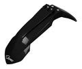 UFO PLASTIC FRONT FENDER, BLK/BLK