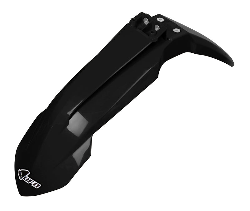 UFO PLASTIC FRONT FENDER, BLK/BLK