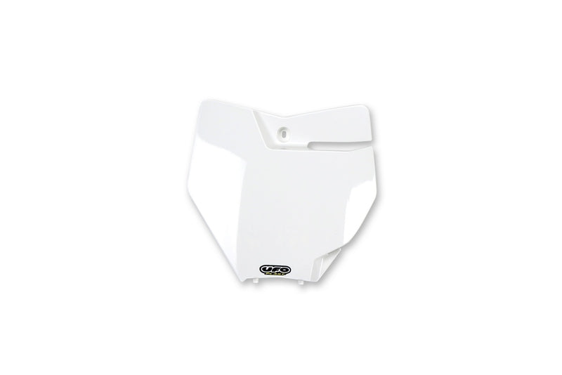 UFO PLASTIC FRONT PLATE, WHT/WHT