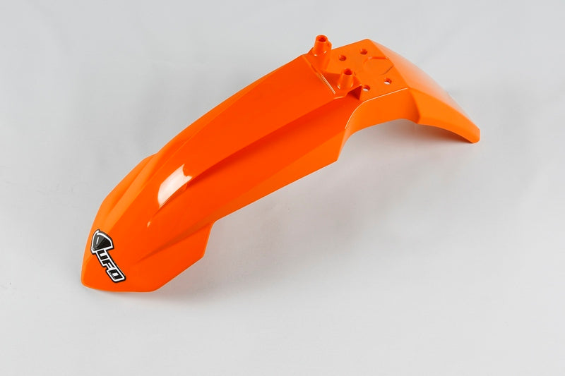 UFO PLASTIC FRONT FENDER, ORG/ORG